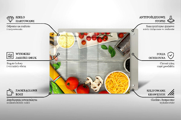 Herdabdeckplatte glas Küchenessen