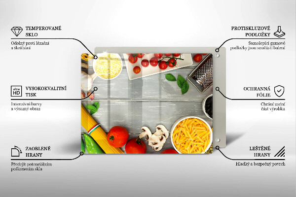 Herdabdeckplatte glas Küchenessen