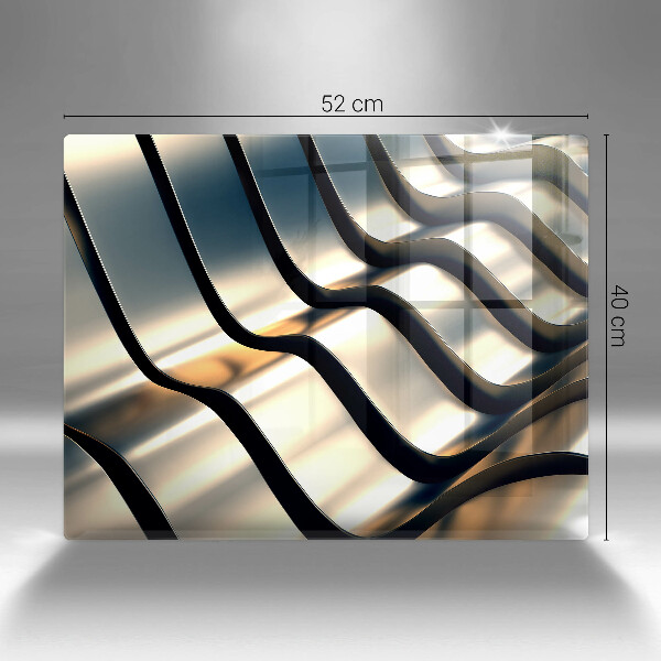 Herdabdeckplatte glas 3D-Metallformen