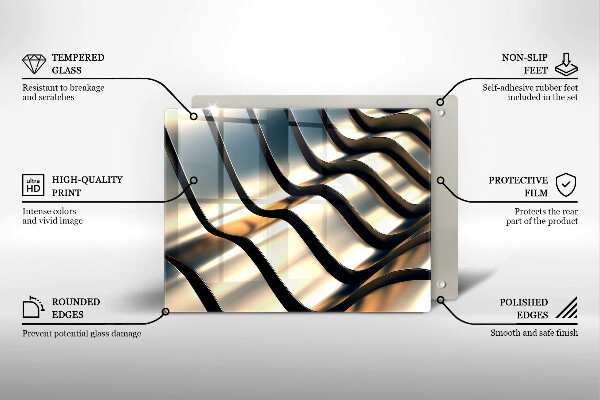 Herdabdeckplatte glas 3D-Metallformen