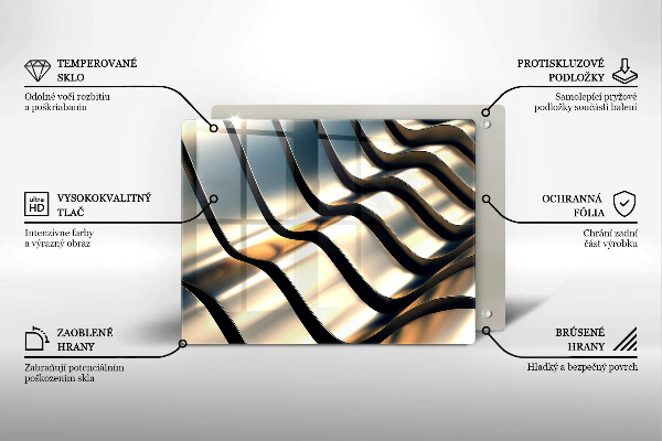 Herdabdeckplatte glas 3D-Metallformen