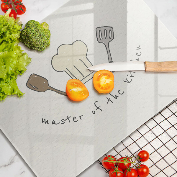 Herdabdeckplatte glas Master of the Kitchen