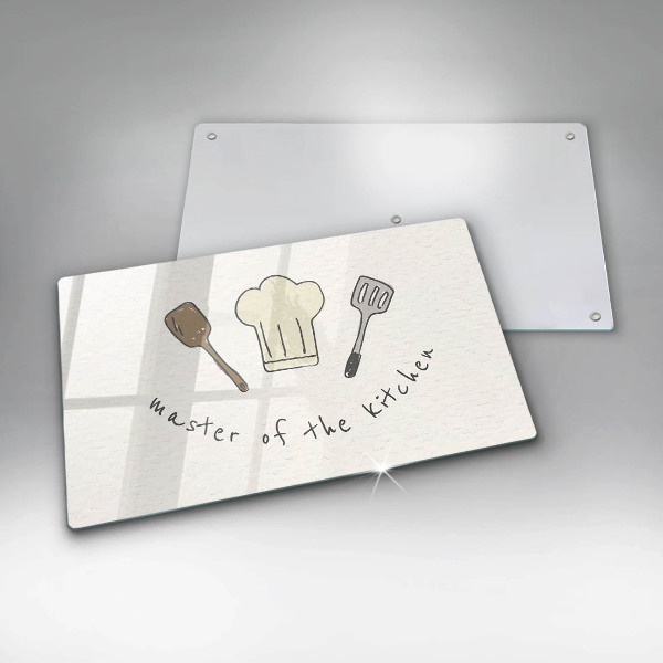 Herdabdeckplatte glas Master of the Kitchen