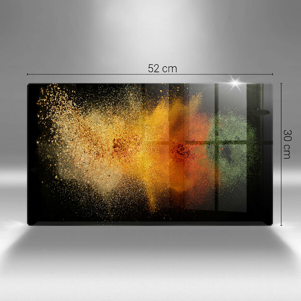 Herdabdeckplatte glas Bunte Gewürze