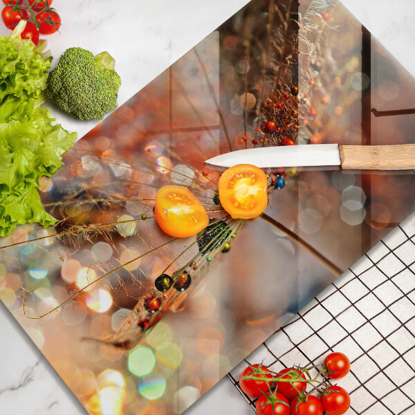 Herdabdeckplatte glas Nasser Löwenzahn