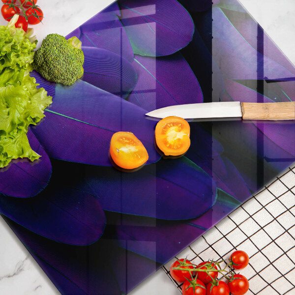 Herdabdeckplatte glas Neonfedern