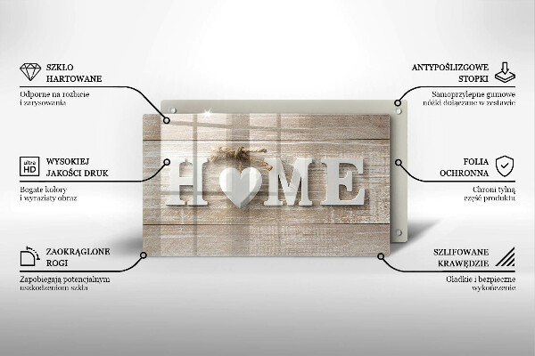 Herdabdeckplatte glas Home
