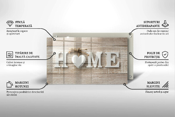Herdabdeckplatte glas Home