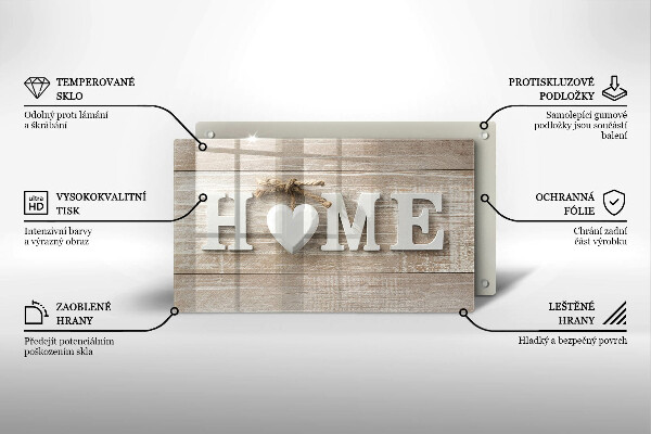 Herdabdeckplatte glas Home