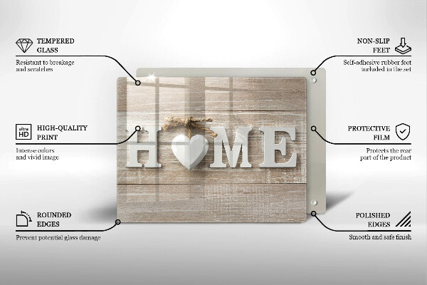 Herdabdeckplatte glas Home