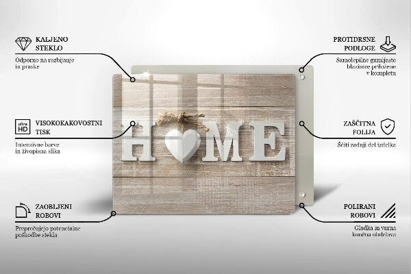 Herdabdeckplatte glas Home