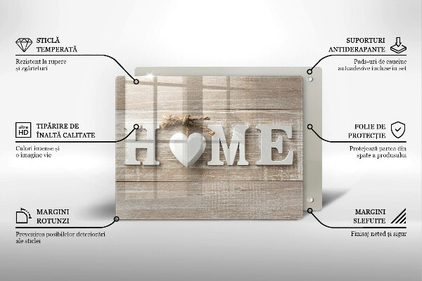 Herdabdeckplatte glas Home