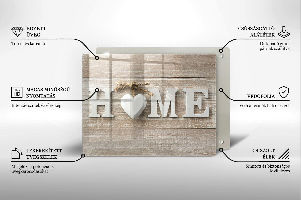 Herdabdeckplatte glas Home