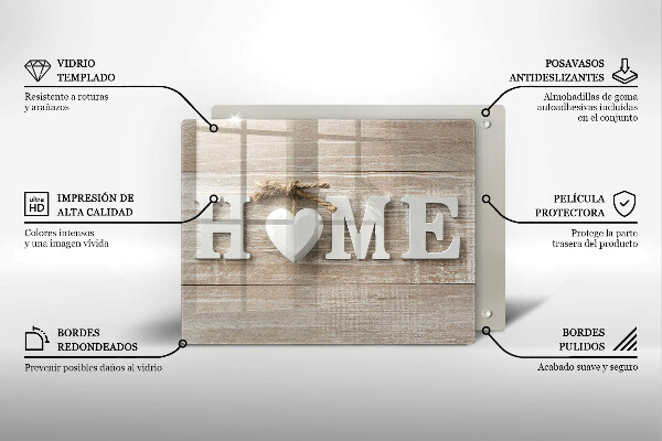 Herdabdeckplatte glas Home