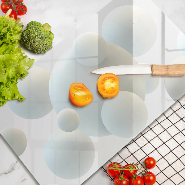 Herdabdeckplatte glas Moderne 3D-Bälle