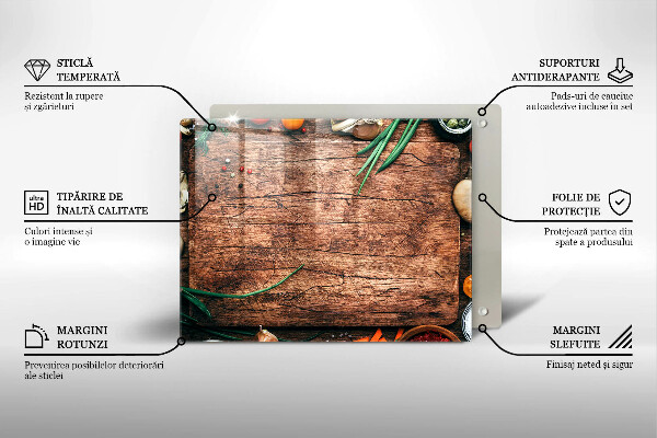 Herdabdeckplatte glas Küchenbrett aus Holz