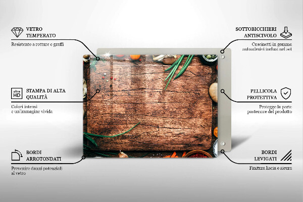 Herdabdeckplatte glas Küchenbrett aus Holz