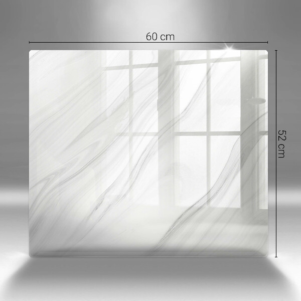 Ceranfeldabdeckung Zarter Marmor