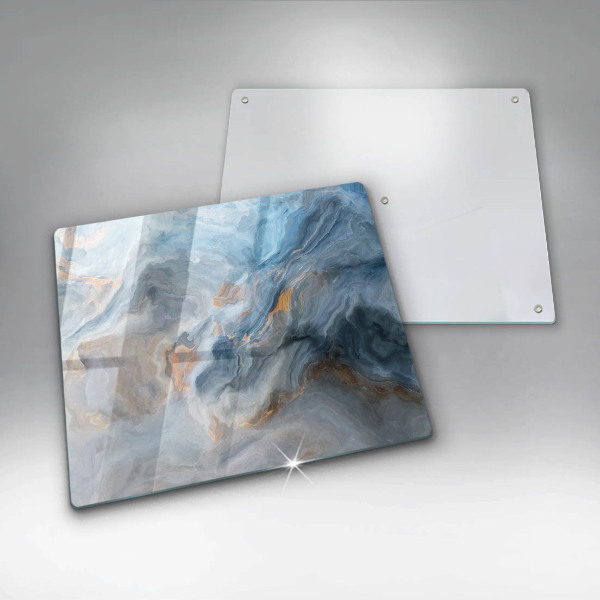 Herdplattenabdeckung Marmorstruktur