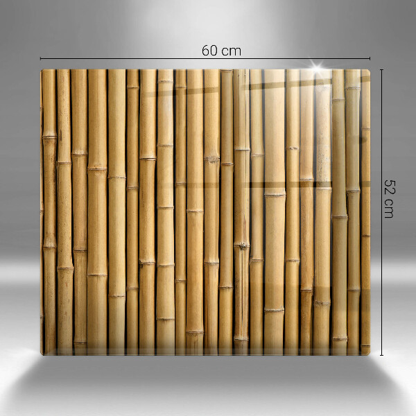 Herdplattenabdeckung Natur-Boho-Bambus