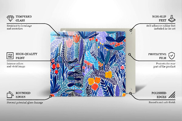 Ceranfeld schutz Bemalte Wiese