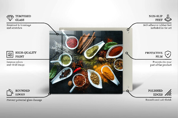 Herdplattenabdeckung Küchengewürze