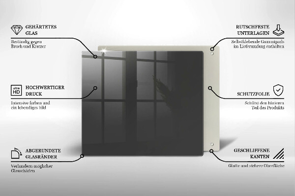 Ceranfeld schutz Graue Farbe