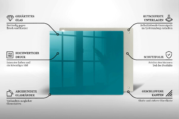 Ceranfeld schutz Türkis