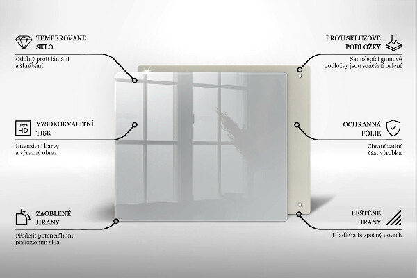 Ceranfeld schutz Graue Farbe