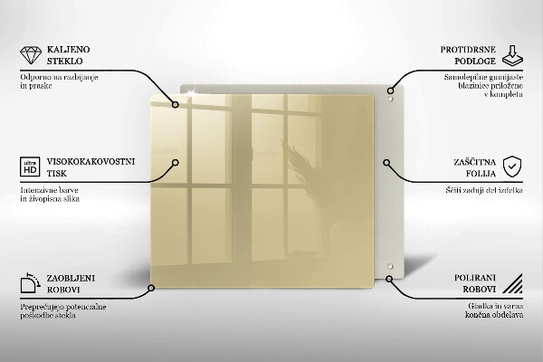 Ceranfeld schutz Beige Farbe