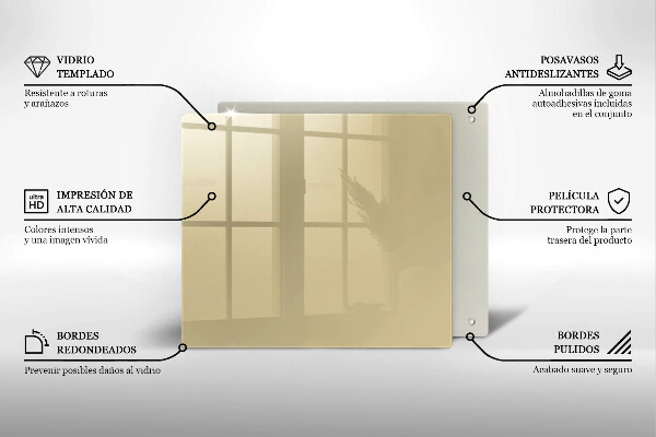 Ceranfeld schutz Beige Farbe