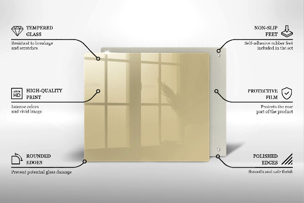 Ceranfeld schutz Beige Farbe