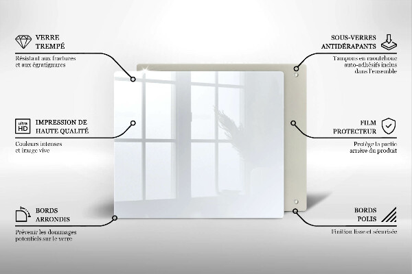 Ceranfeld schutz weiße Farbe