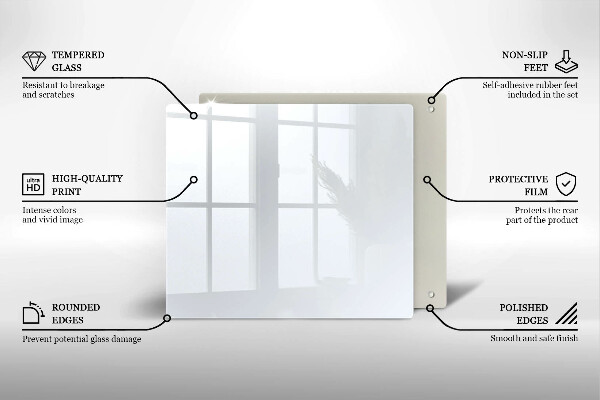 Ceranfeld schutz weiße Farbe