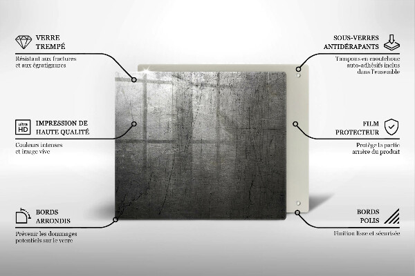 Herdplattenabdeckung Metallstruktur