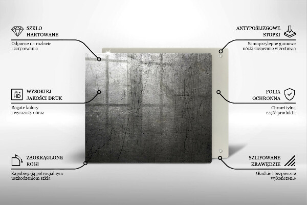 Herdplattenabdeckung Metallstruktur