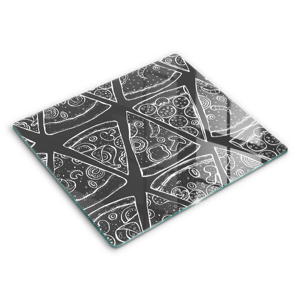 Herdplattenabdeckung Pizzaillustration