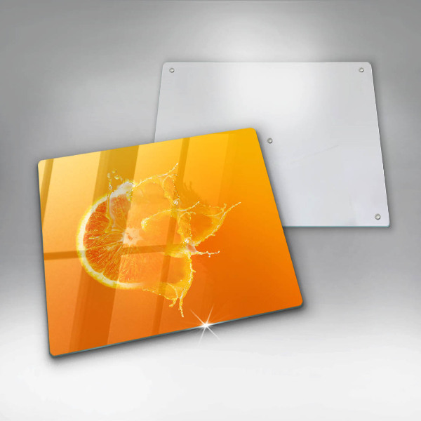 Herdplattenabdeckung Saftige Orangenfrucht