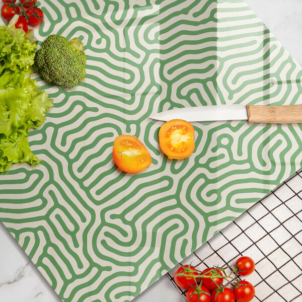 Herdplattenabdeckung Abstrakte Linien