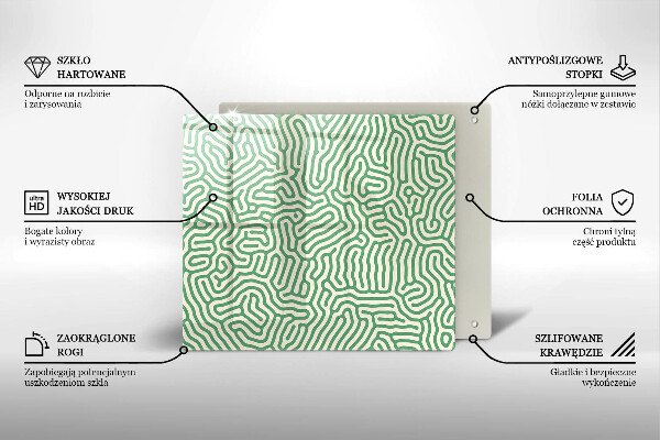 Herdplattenabdeckung Abstrakte Linien