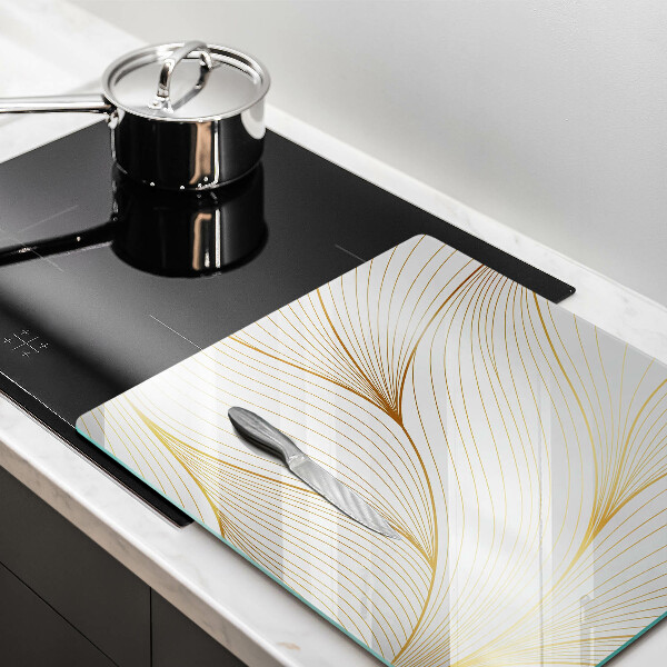 Herdplattenabdeckung Modernes Linienmuster