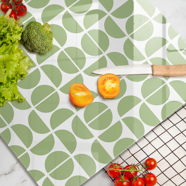 Herdplattenabdeckung Muster aus Boho-Formen