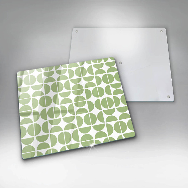 Herdplattenabdeckung Muster aus Boho-Formen