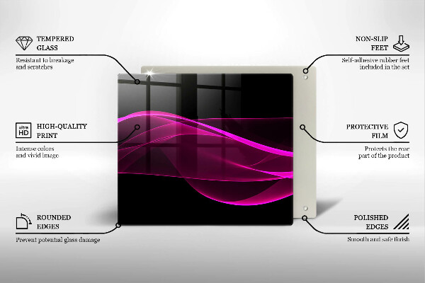 Ceranfeld schutz Rosa Abstraktion