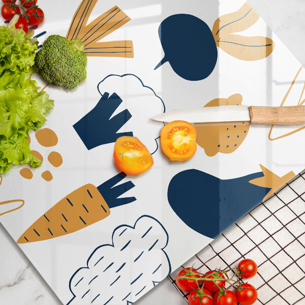 Herdplattenabdeckung Lebensmittelillustration