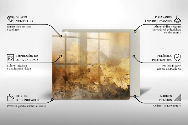 Ceranfeld schutz Reichhaltige Textur