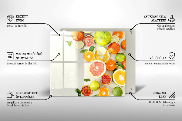 Ceranfeld schutz Zitrusfrüchte