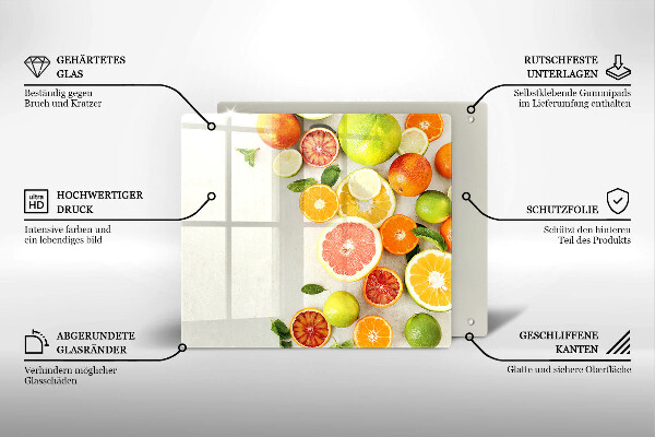 Ceranfeld schutz Zitrusfrüchte