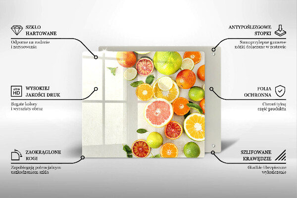 Ceranfeld schutz Zitrusfrüchte