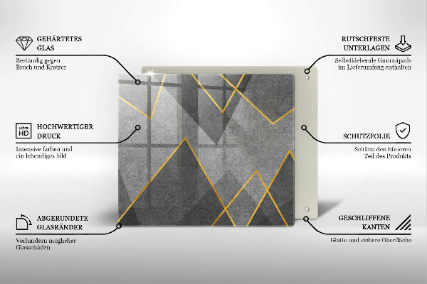Ceranfeld schutz Scharfe Formen